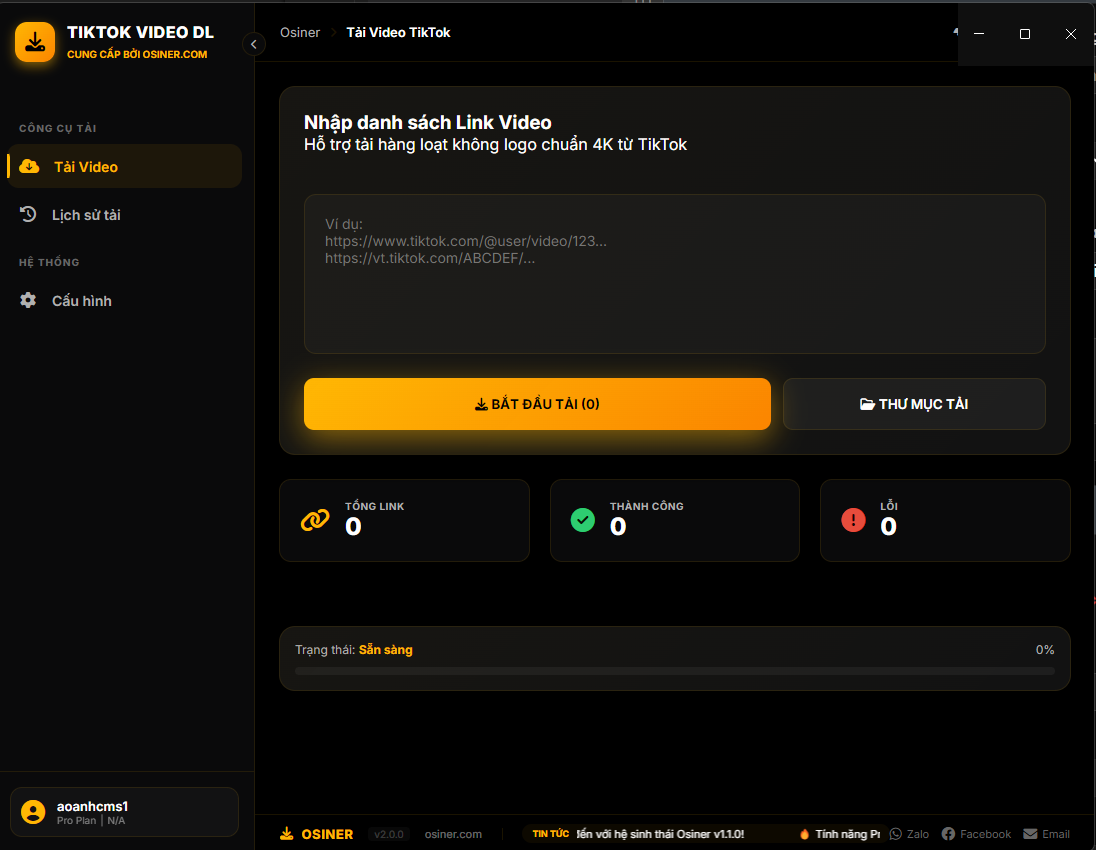 TikTok Bulk Downloader