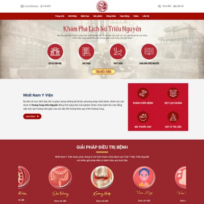 Theme wordpress phòng khám đông y