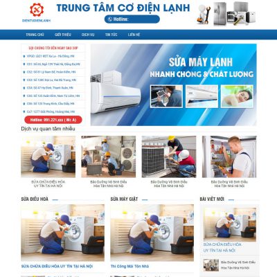 Theme wordpress điện lạnh 02