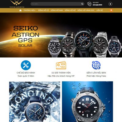 Theme wordpress bán đồng hồ 06