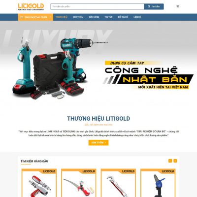 Theme wordpress bán thiết bị làm vườn